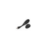Œuf vibrant télécommandé USB noir avec option commande vocale LOLA-S 